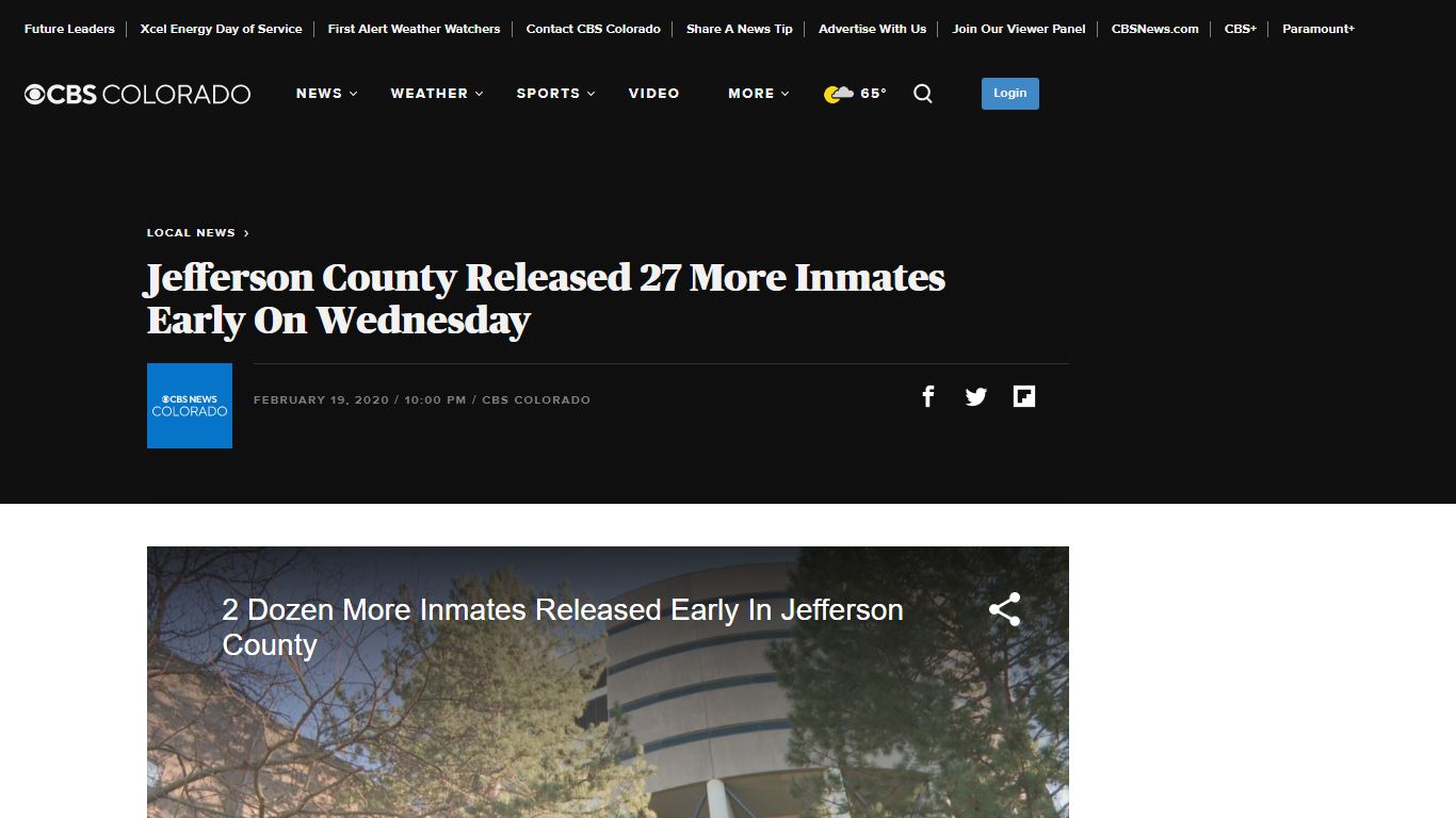 Jefferson County Released 27 More Inmates Early On Wednesday